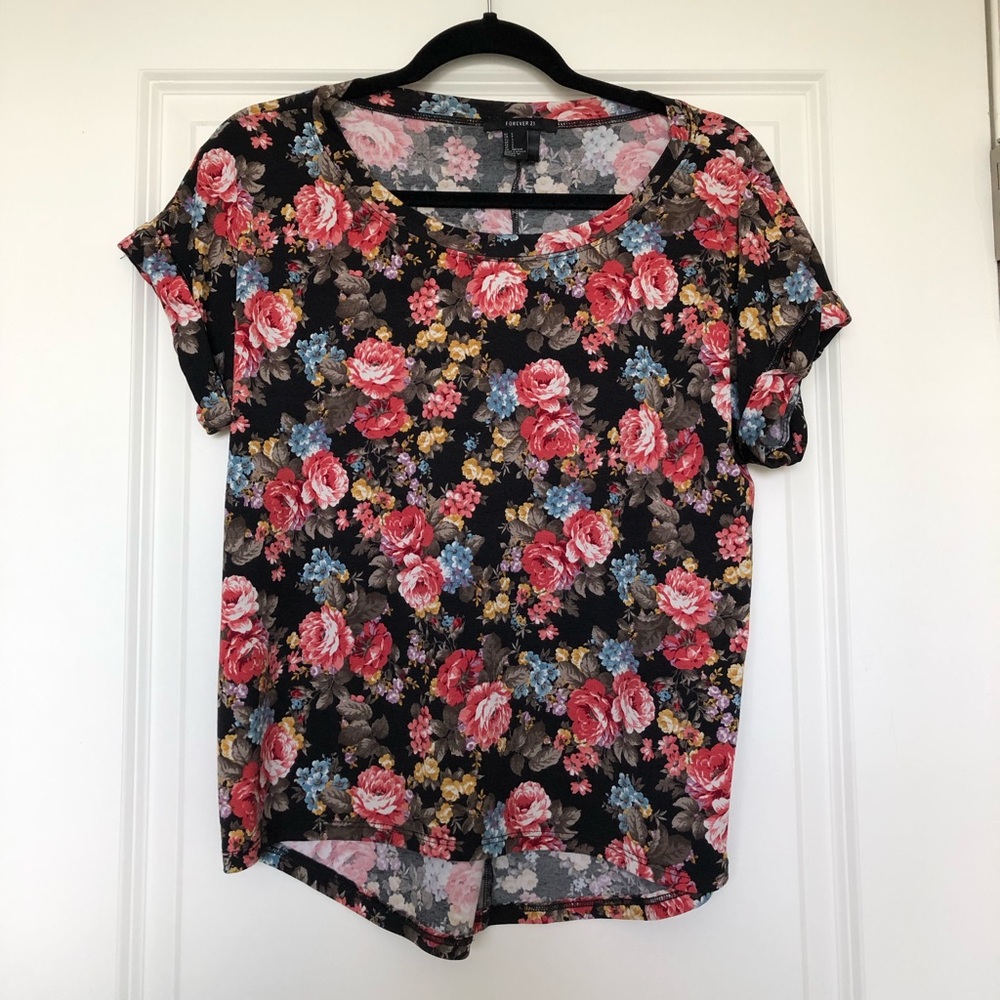 Floral tee